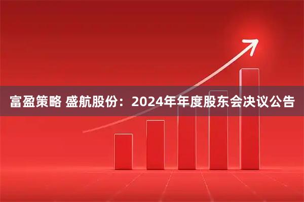 富盈策略 盛航股份：2024年年度股东会决议公告